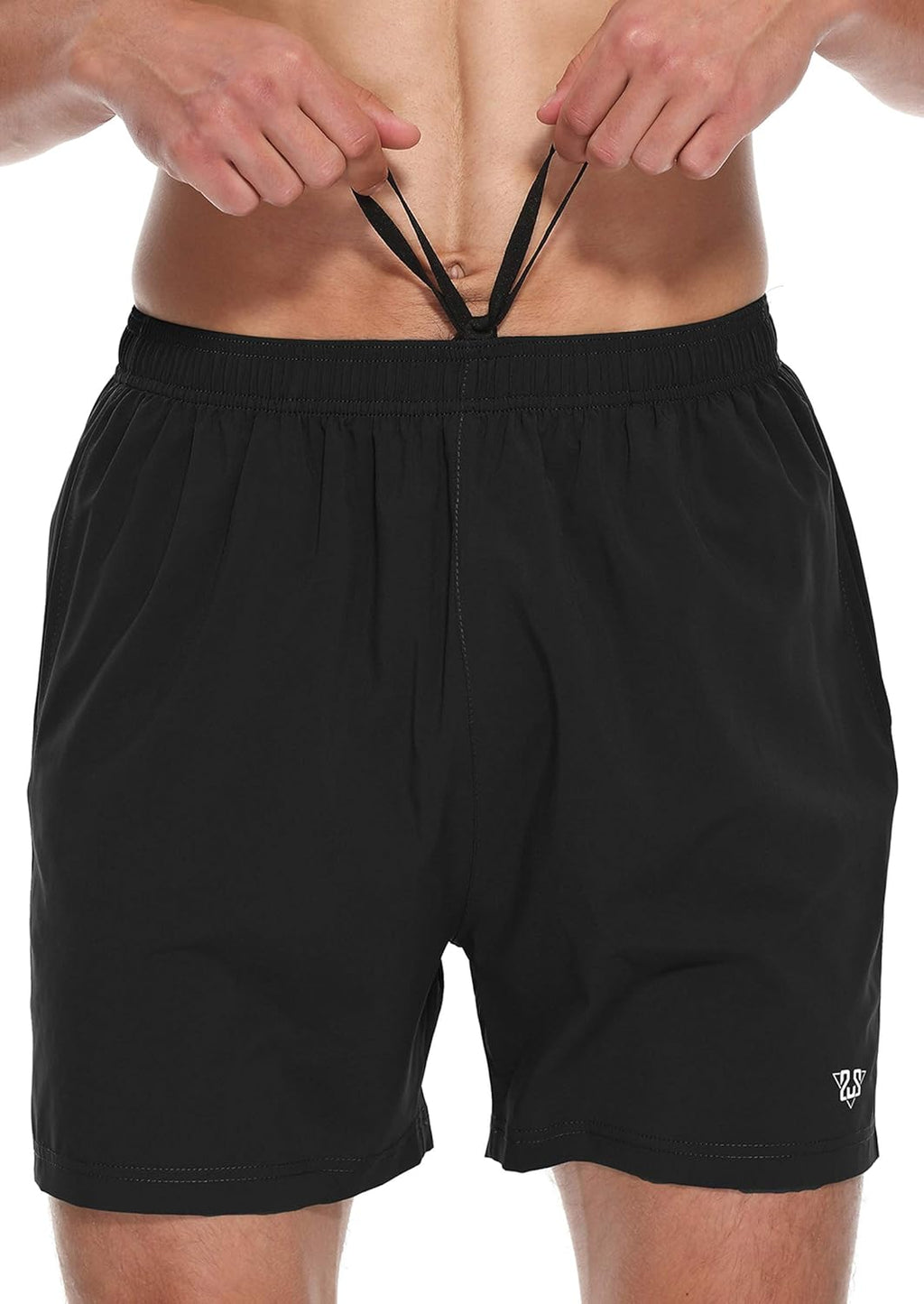 Men'S Running Workout Shorts Summer Quick Dry Lightweight Athletic Sports Training Shorts with Zipper Pocket