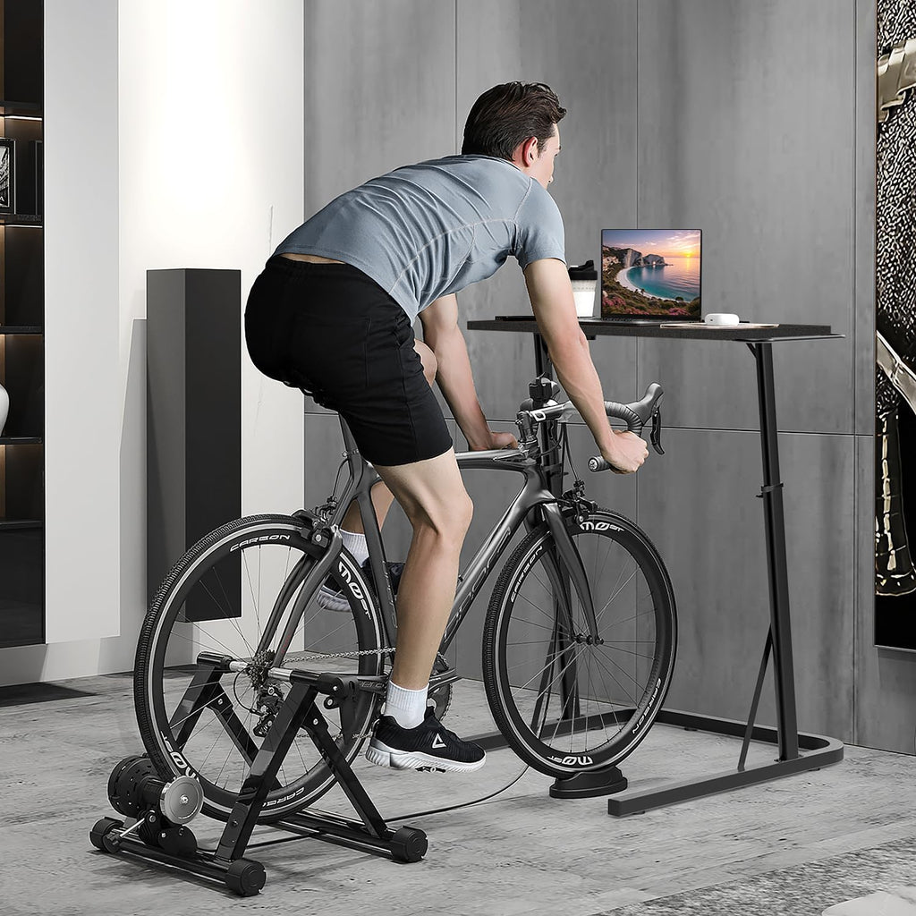 Adjustable Standing Desk for Walking Pad Treadmill, Desk for Bike/Cycling, Stand Table for Treadmill Walking Pad, Bike/Walking Pad/Treadmill Trainer Desk Stand, Attachment, Bar for Walking Pad