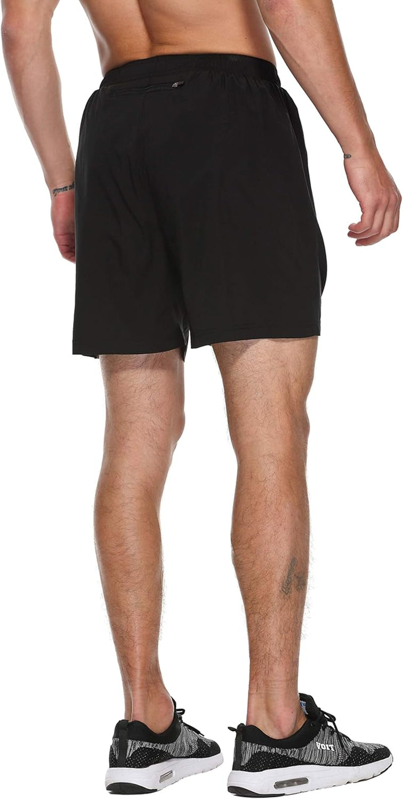 Men'S Running Workout Shorts Summer Quick Dry Lightweight Athletic Sports Training Shorts with Zipper Pocket
